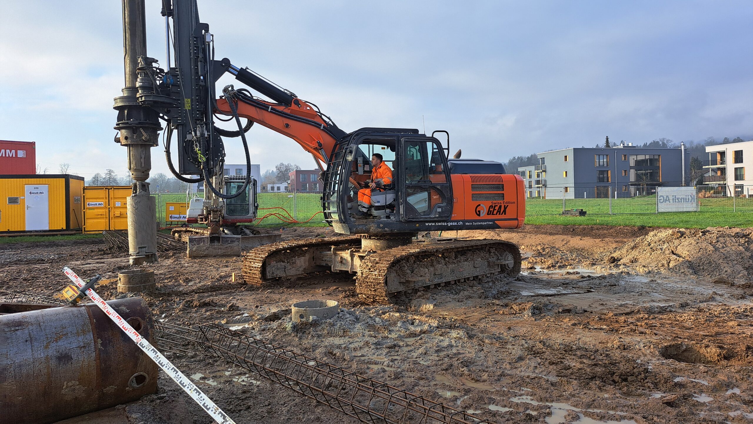 Pfähle als Fundament