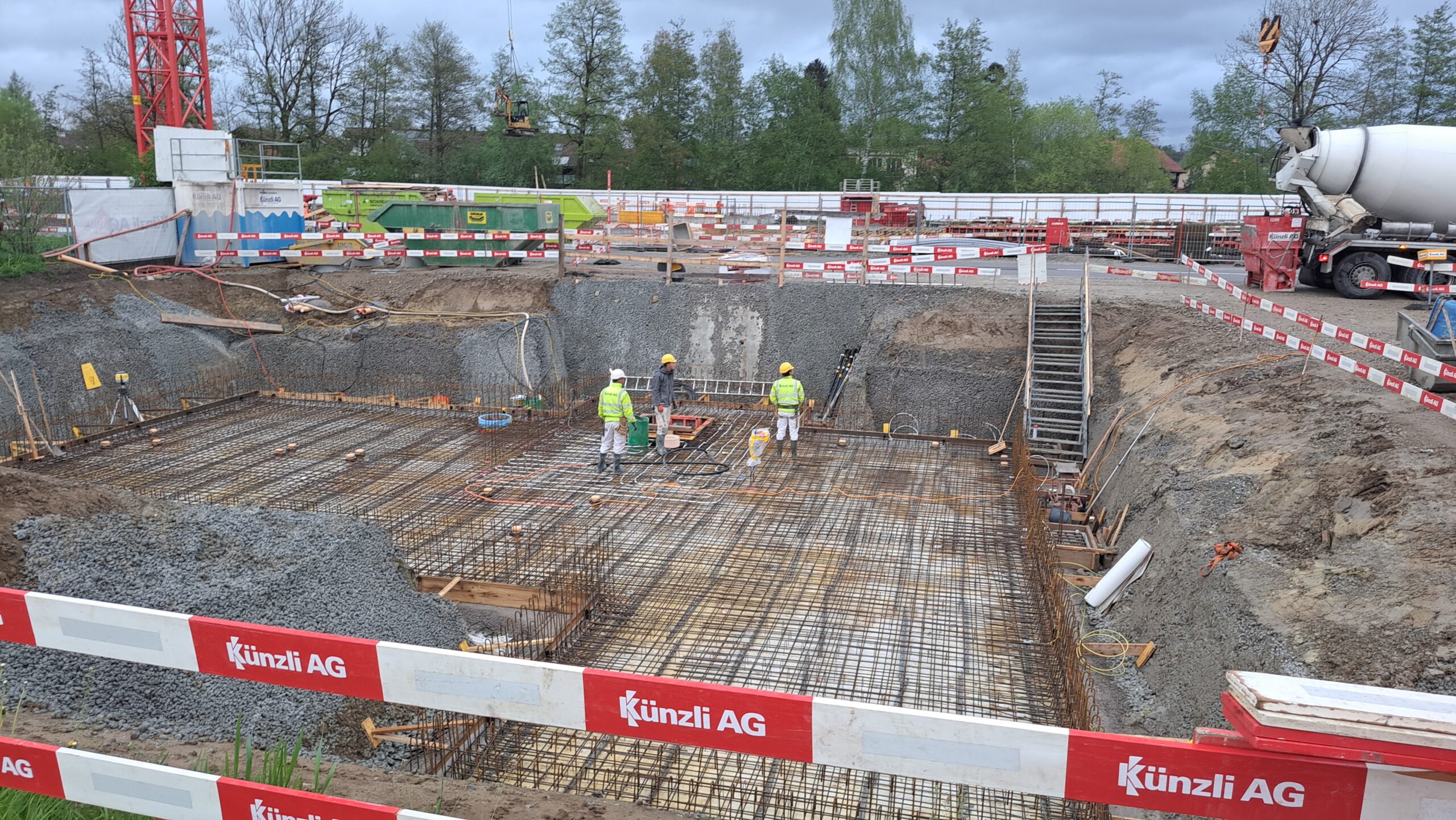 Bodenplatte Untergeschoss