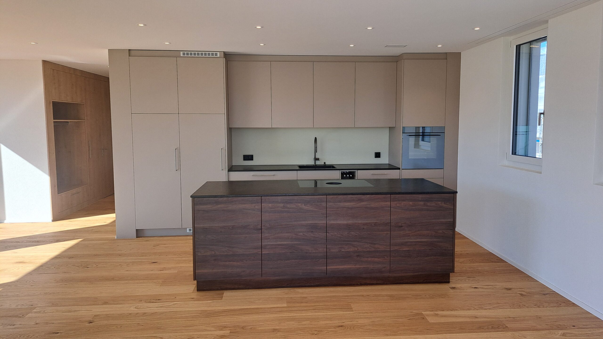 Kücheninsel Holzoptik