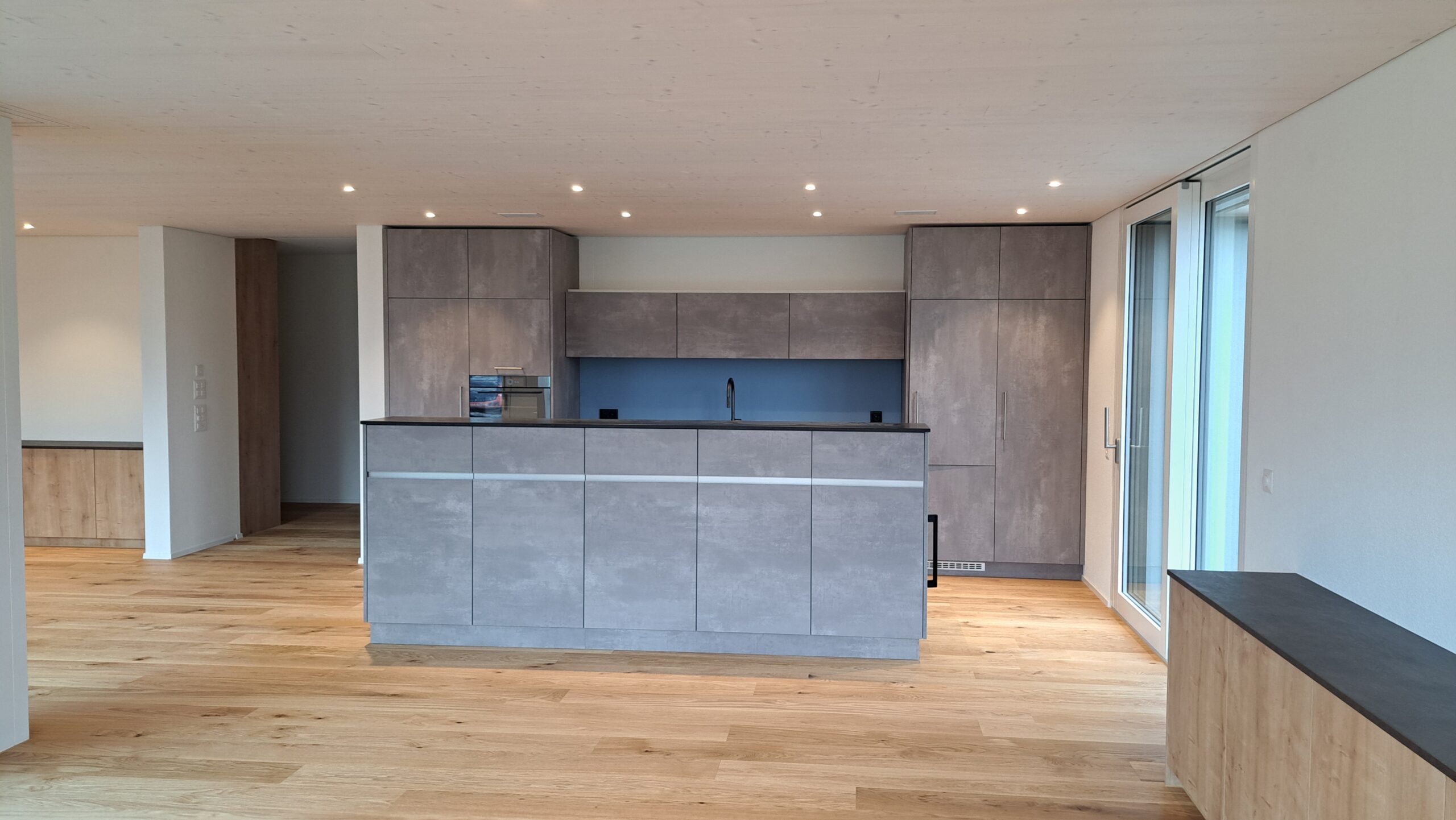 Küche in Betonoptik