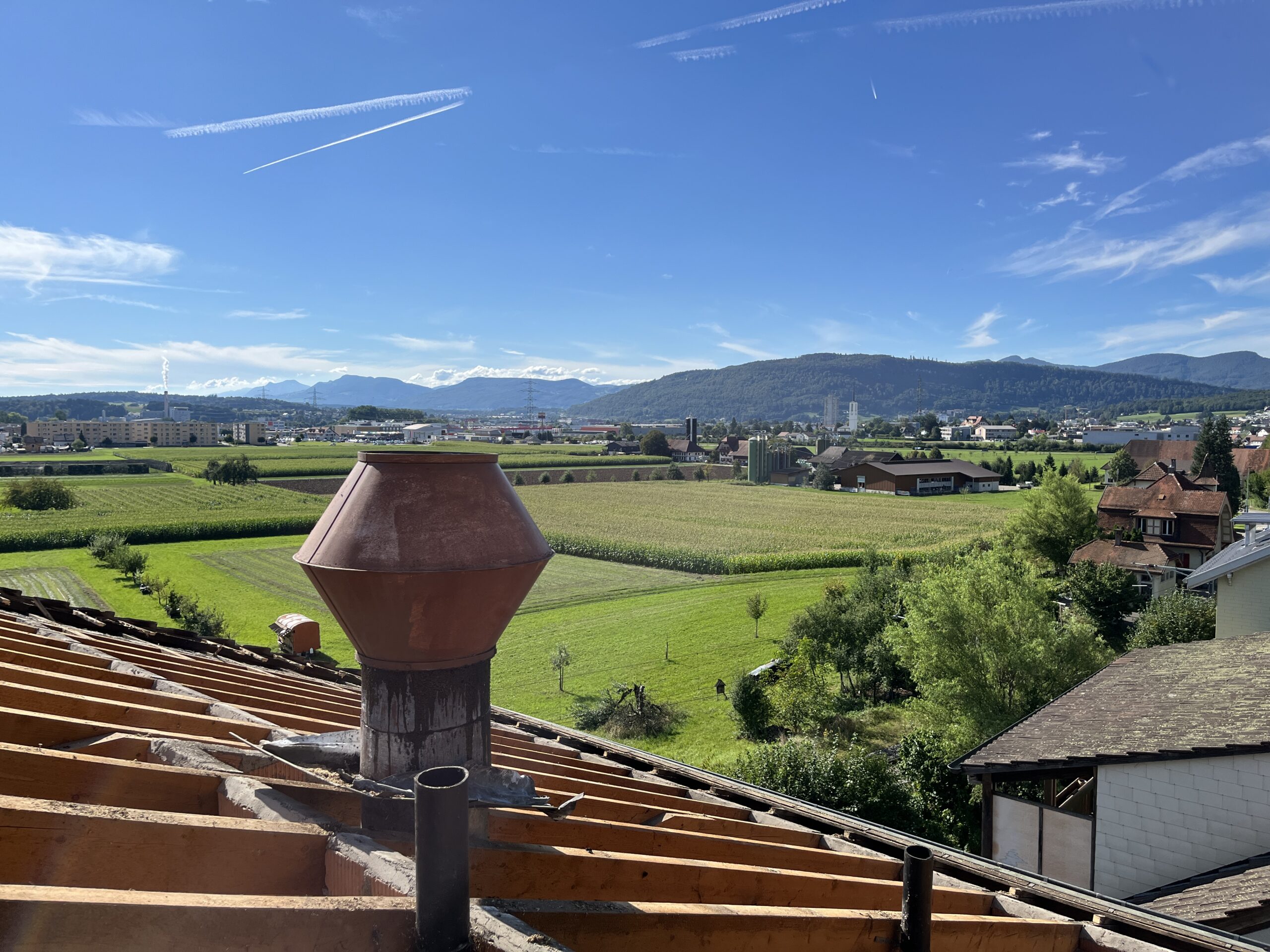 zukünftige Aussicht aus der Attikawohnung