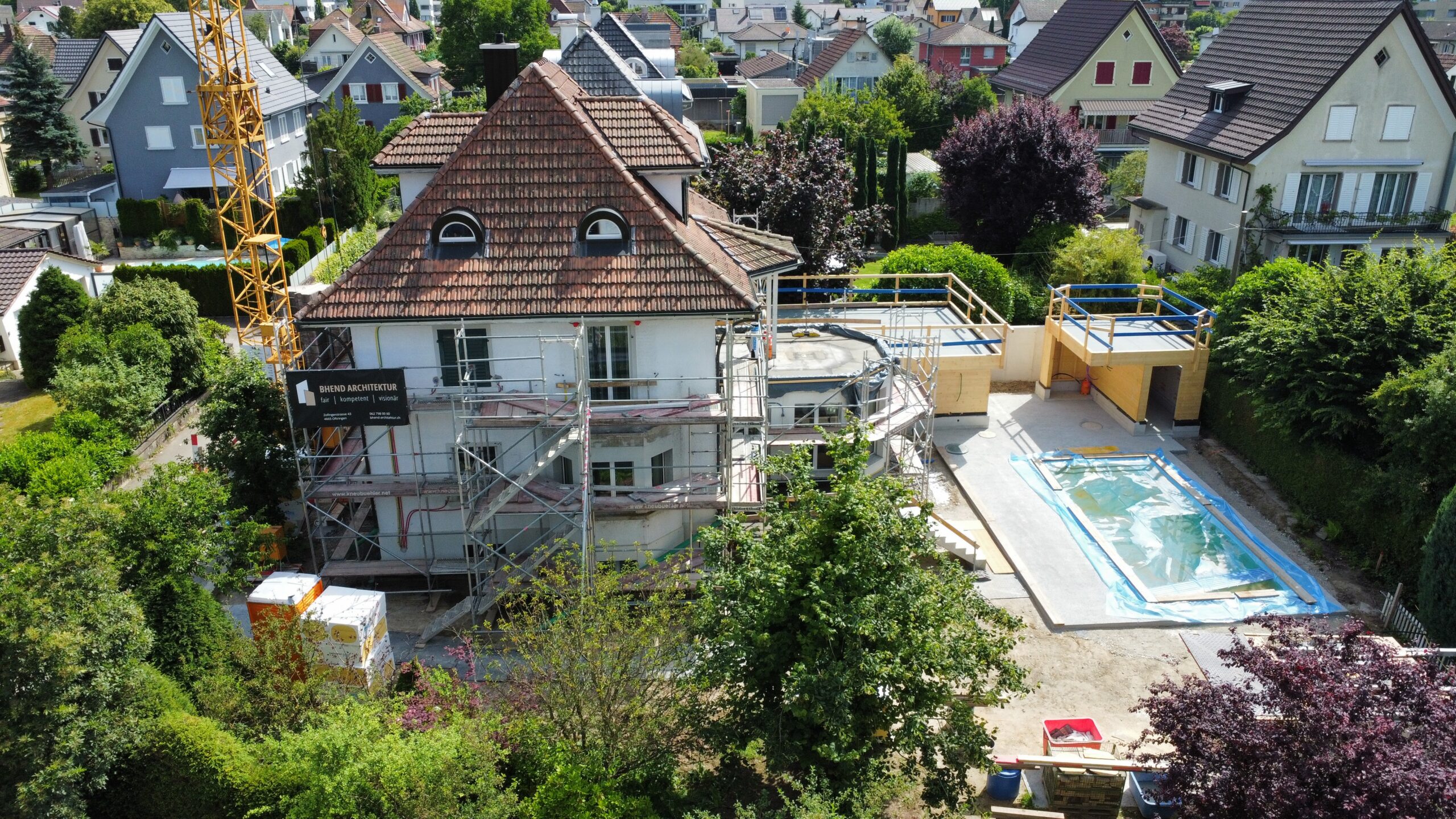 Sanierung Fassade + Gartenprojekt