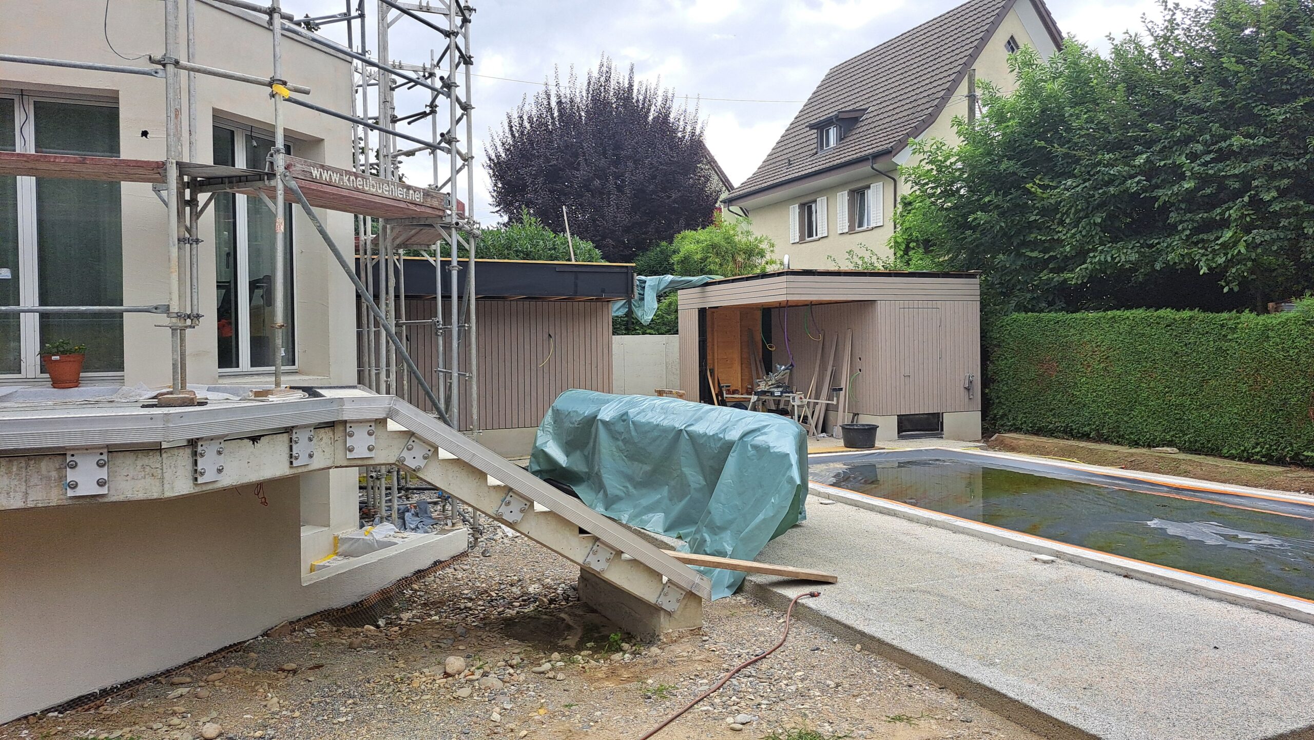 Holzverkleidung Nebengeäbude