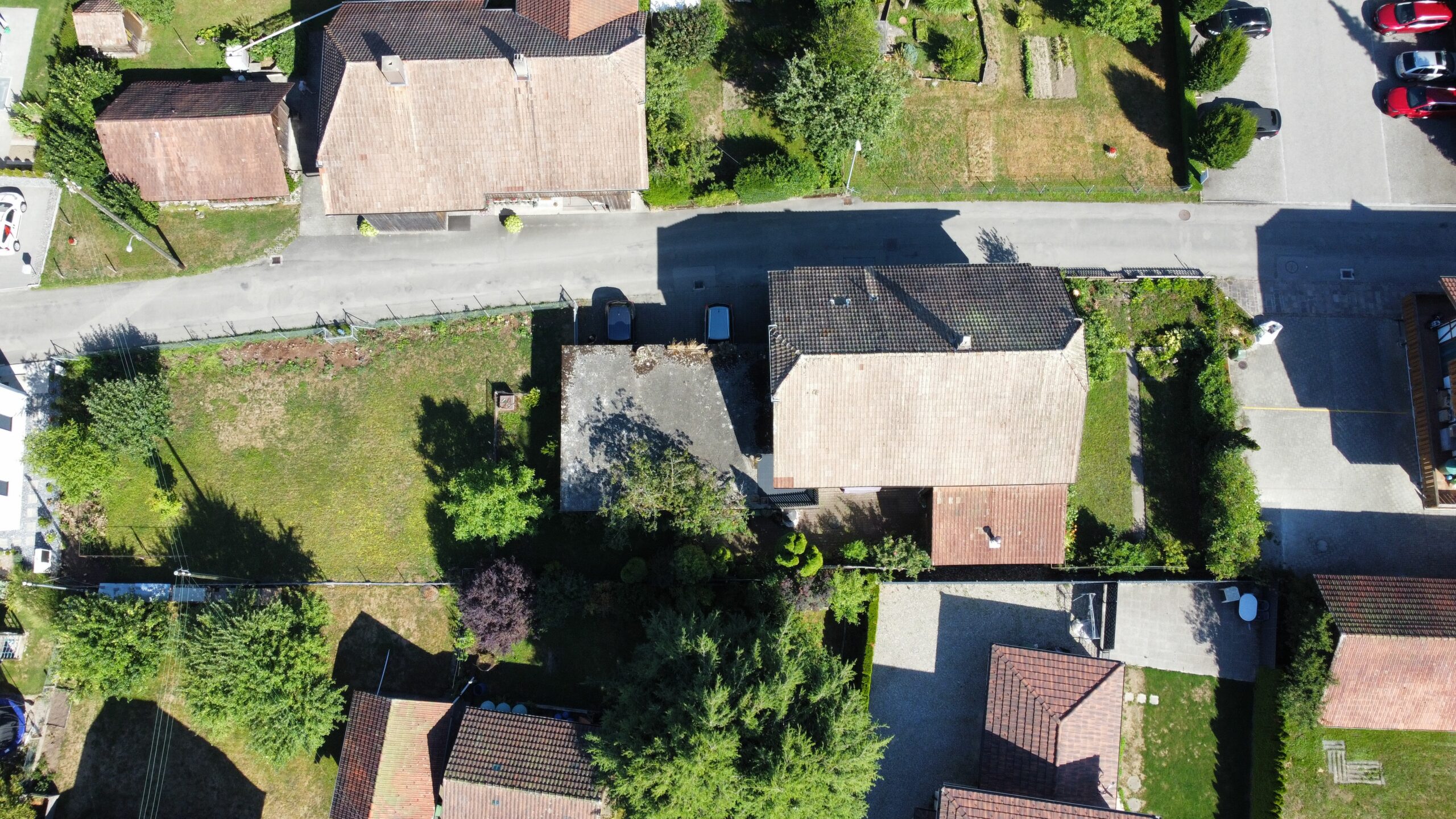 Luftbild vor Modernisierung