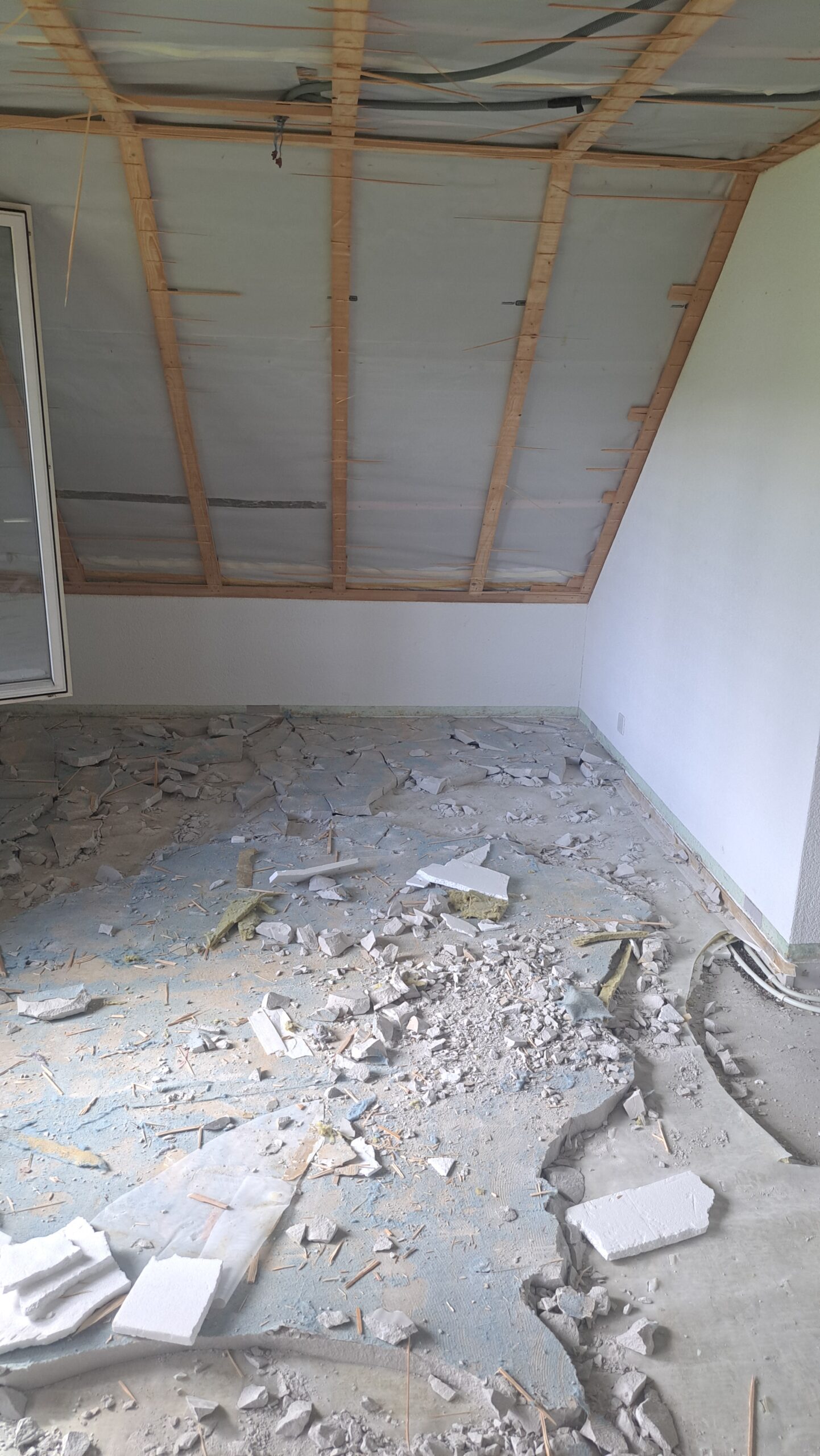 Abbrucharbeiten Obergeschoss