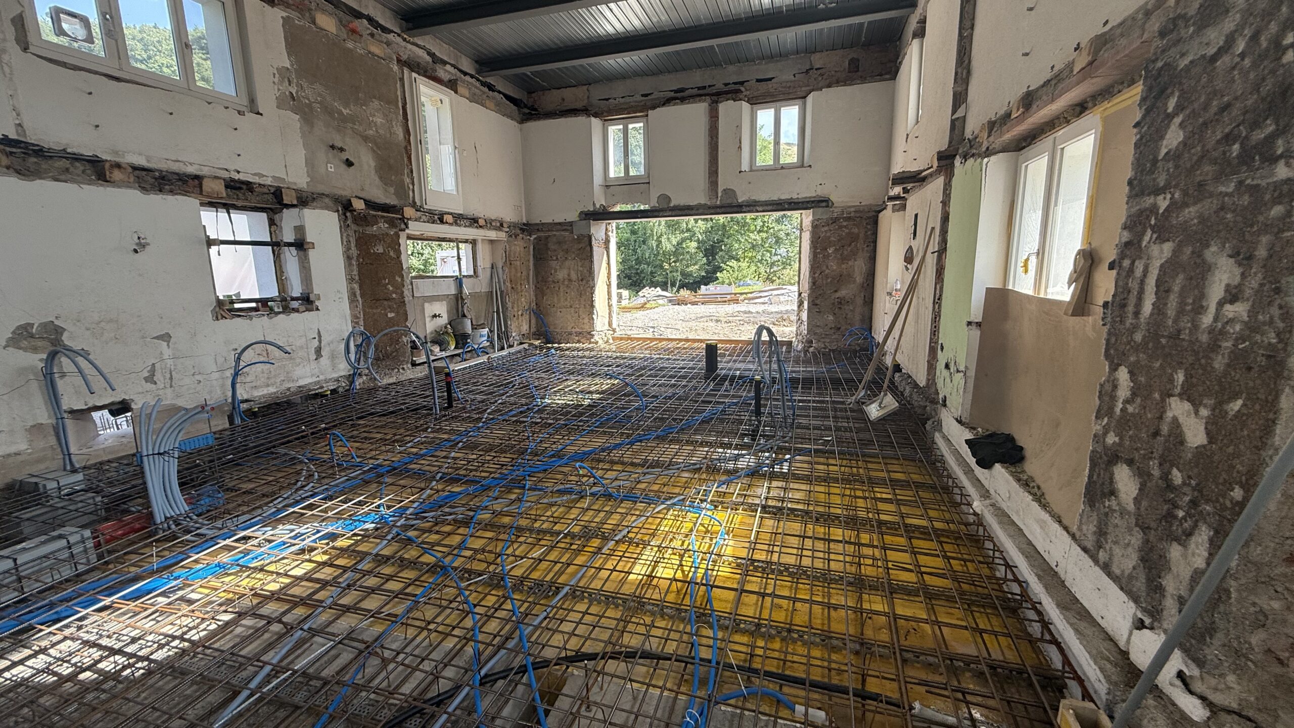 Bodenplatte EG, Decke ü UG