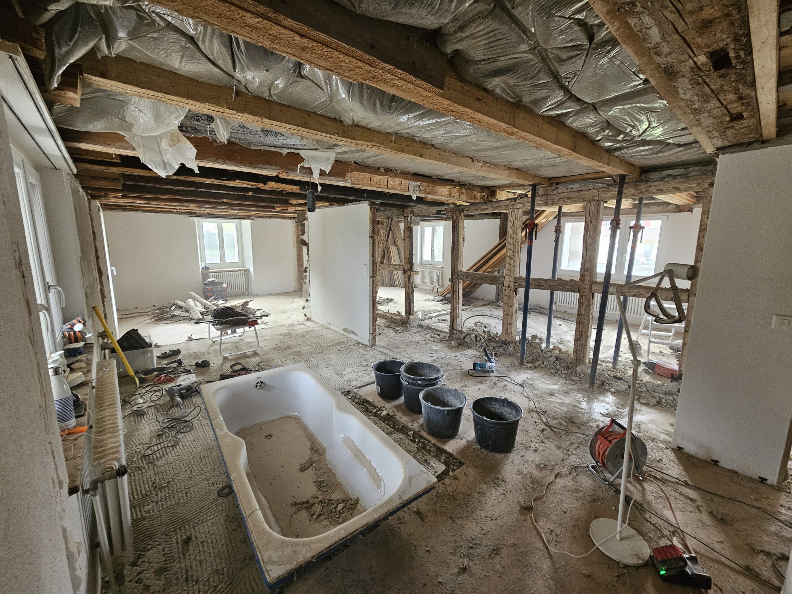 Rückbau Obergeschoss