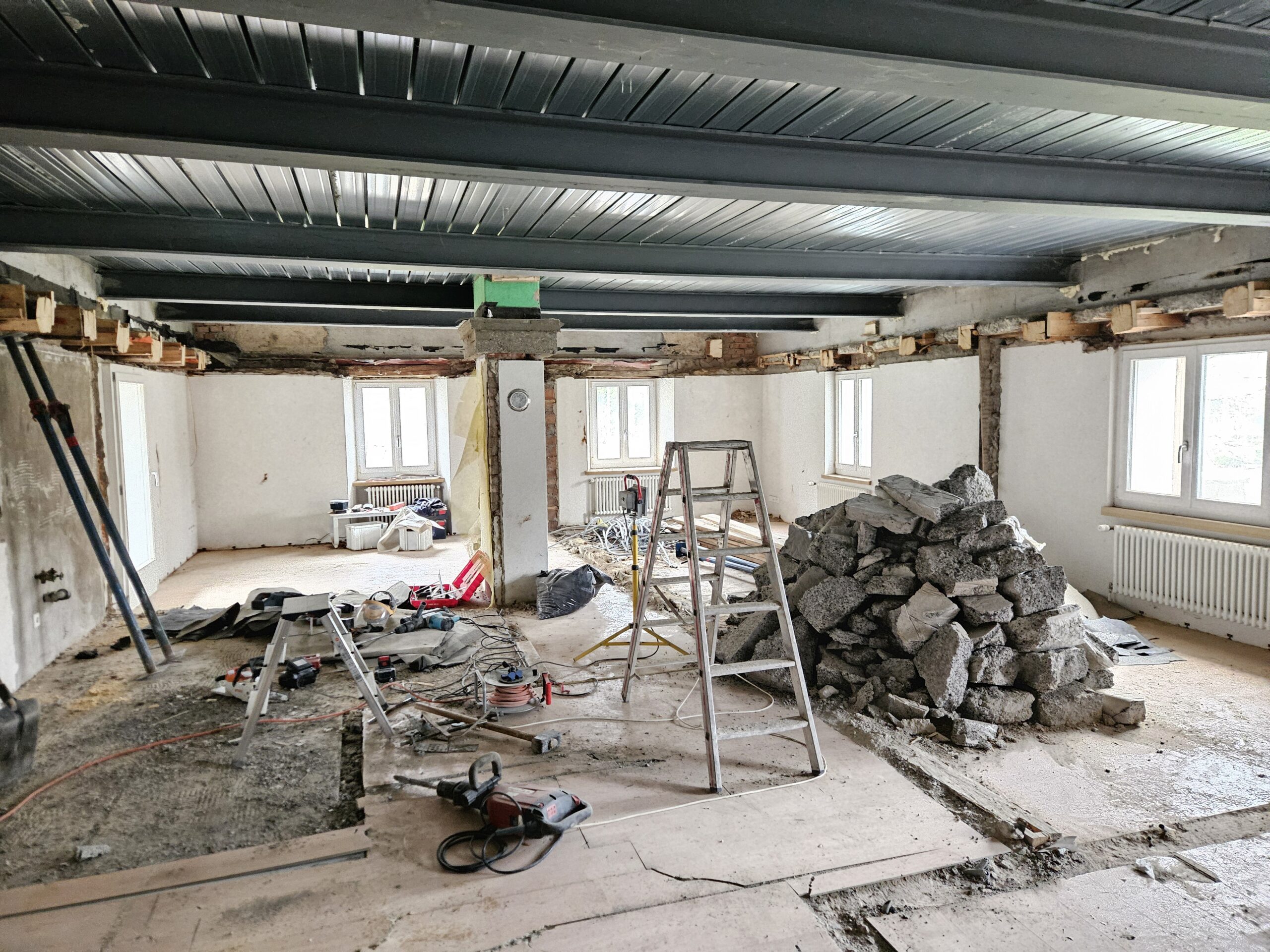 Rückbauarbeiten Obergeschoss