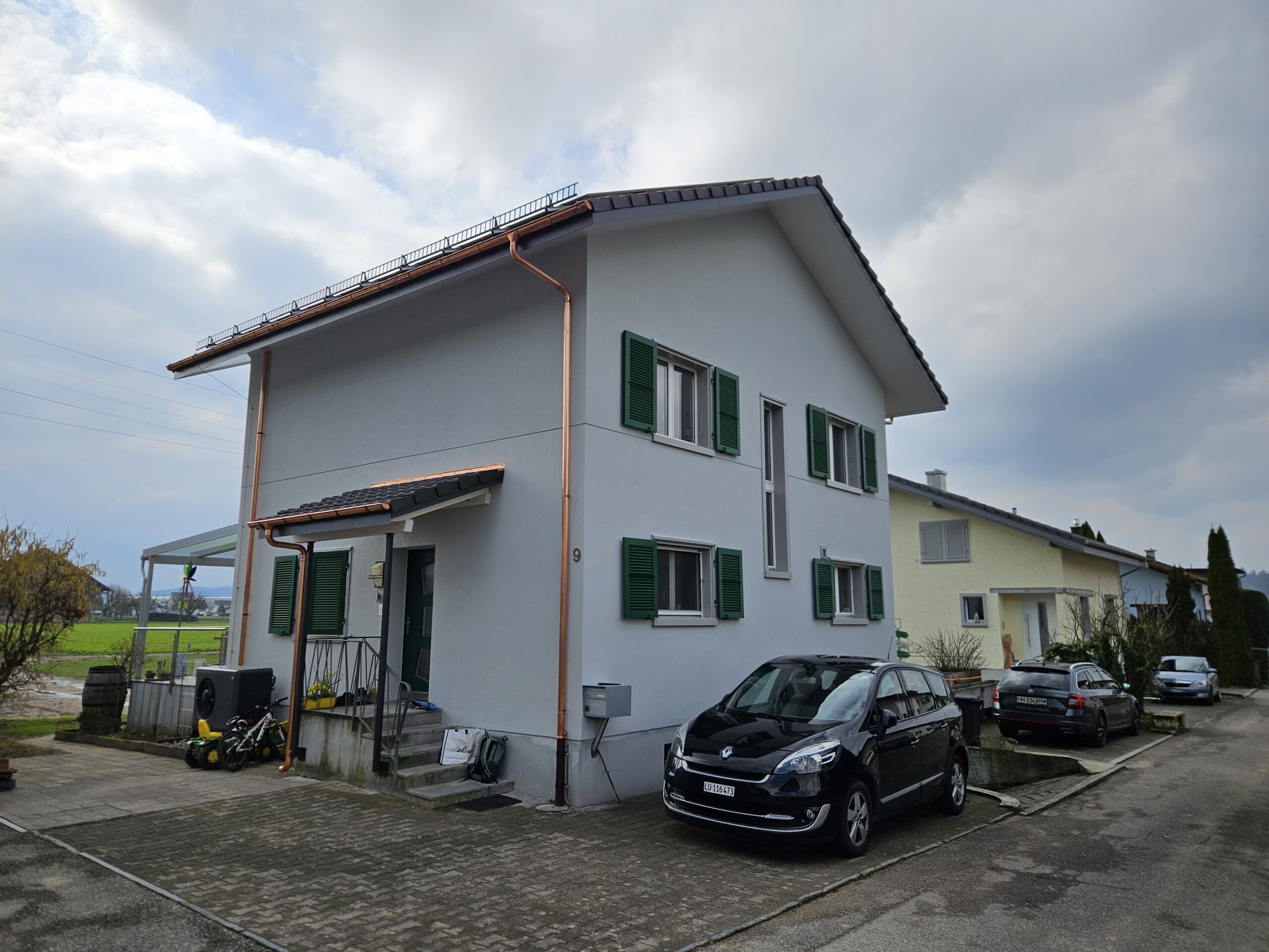 Gebäudehülle fertig gestellt