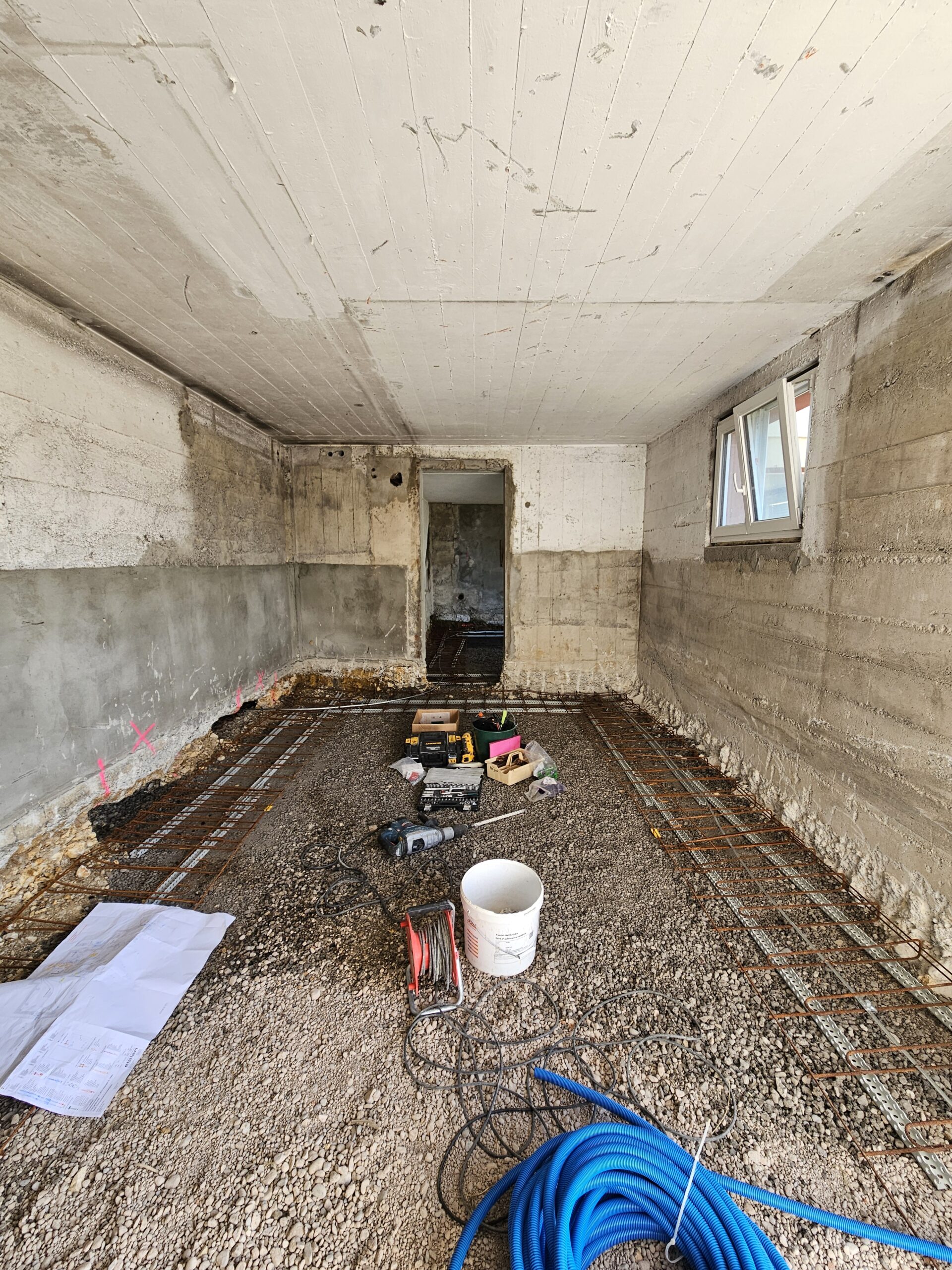 Armierung Bodenplatte Untergeschoss