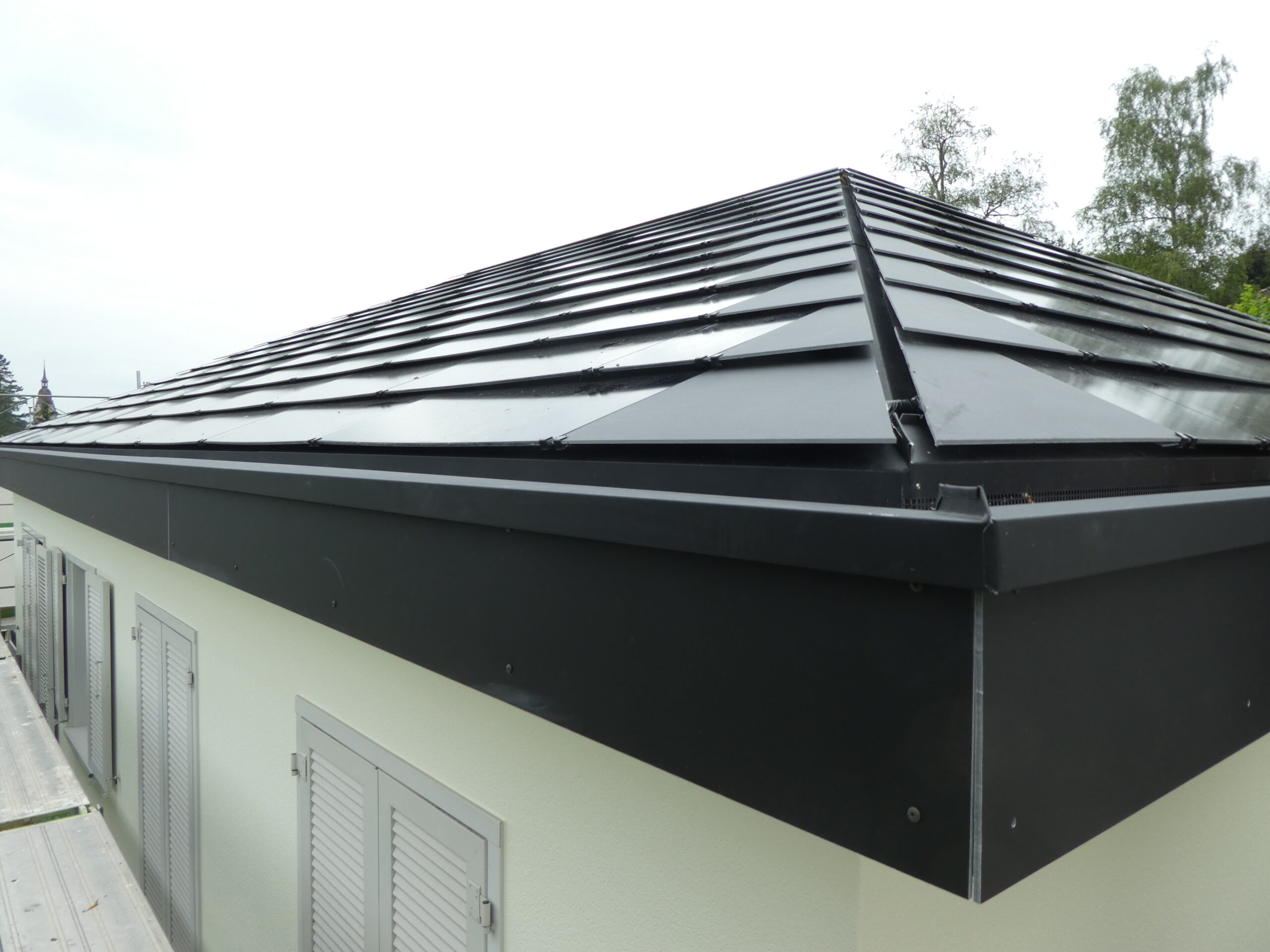 Innenliegende Rinnen