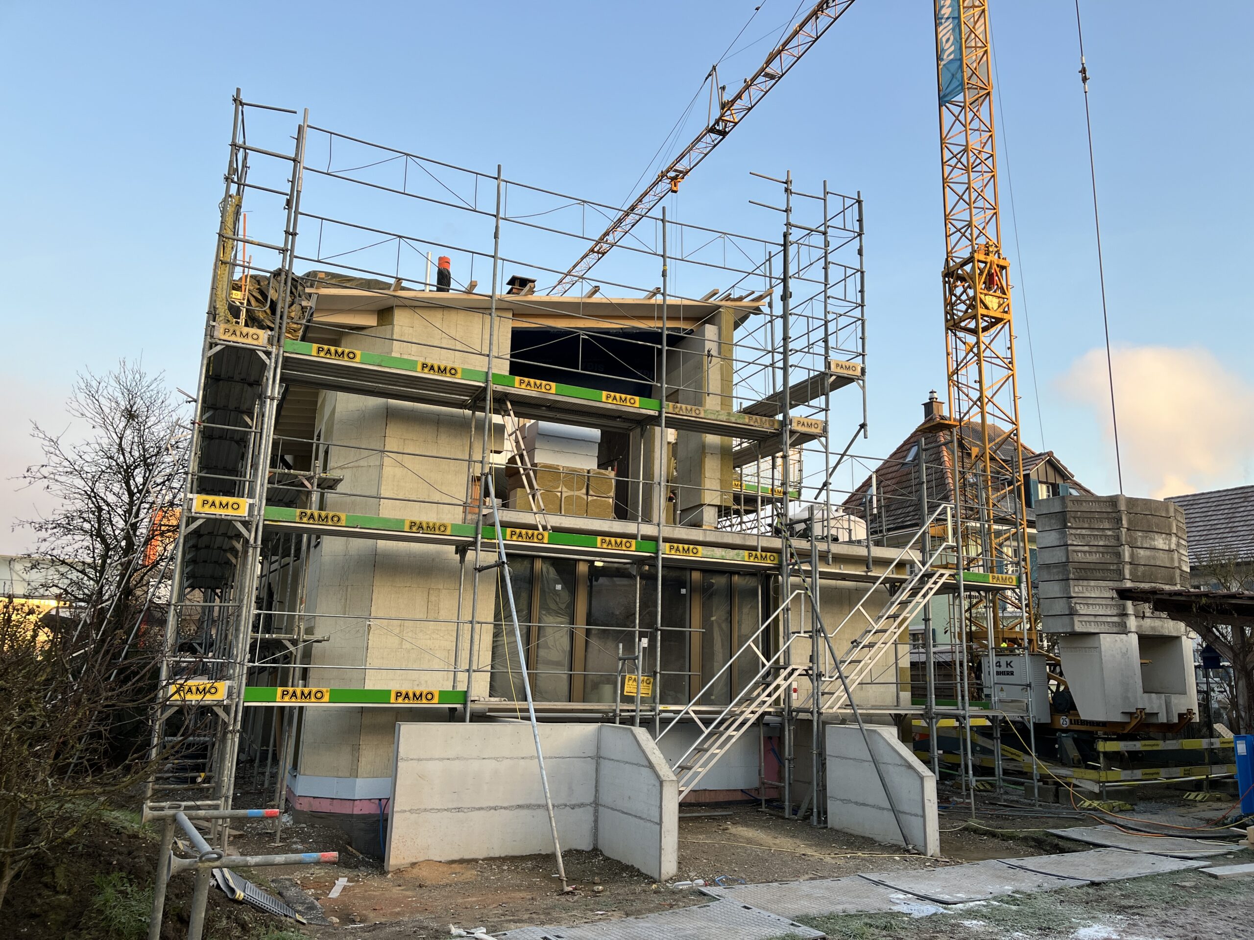 Mineralwolldämmung Fassade