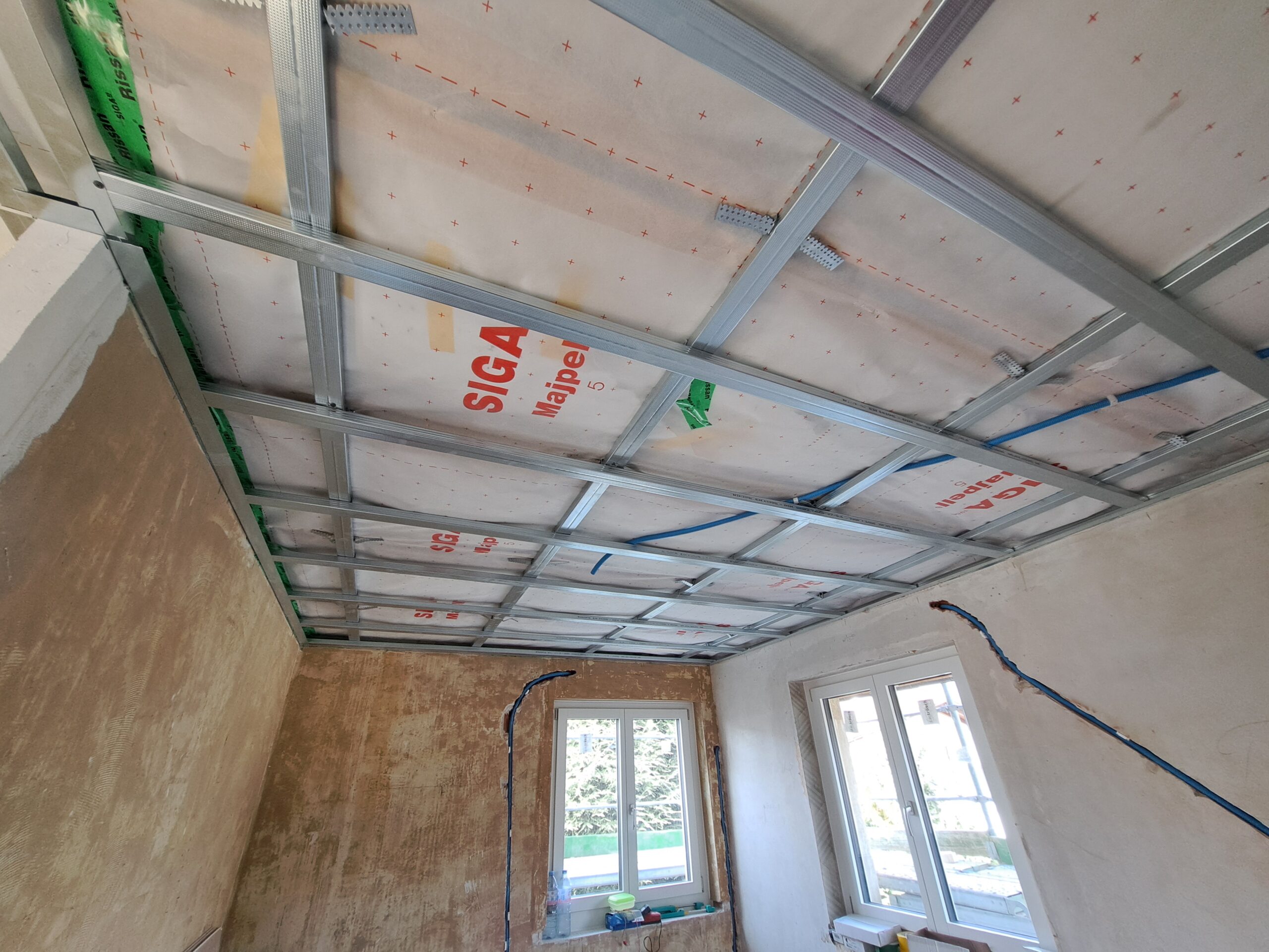 Neue Decke im Bestand