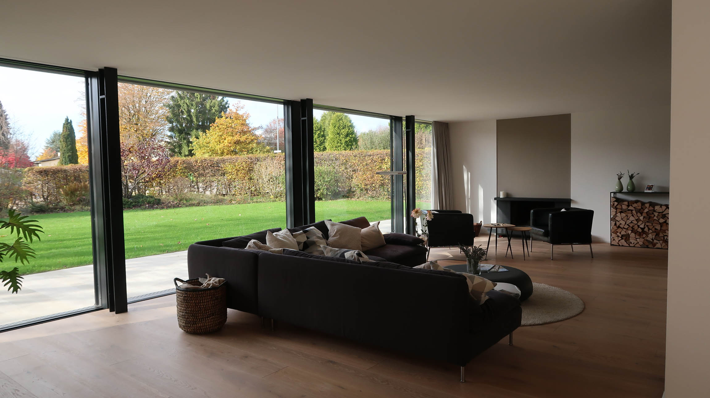 Blick aus dem Wohnzimmer