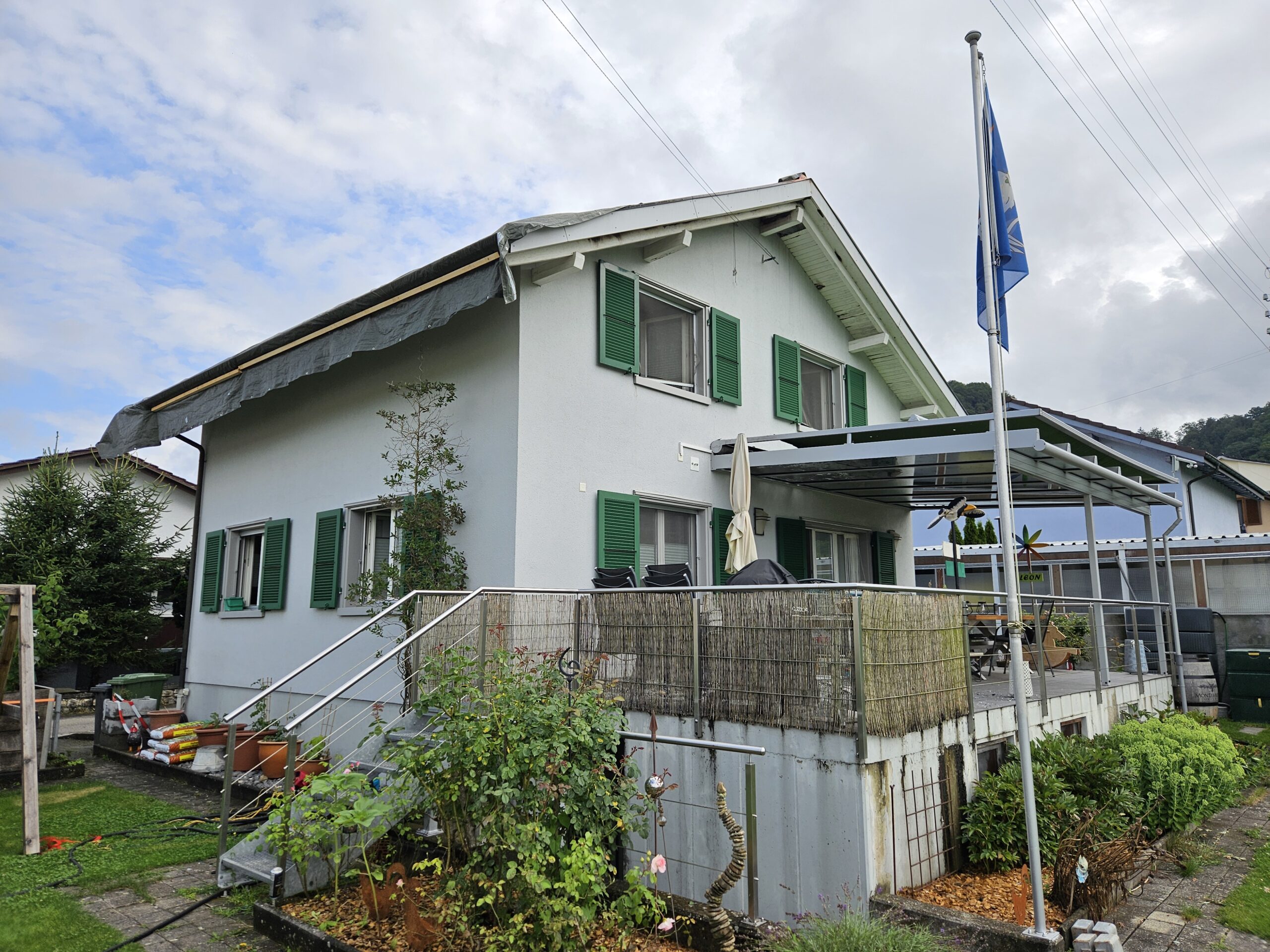 Südwestansicht vor Sanierung