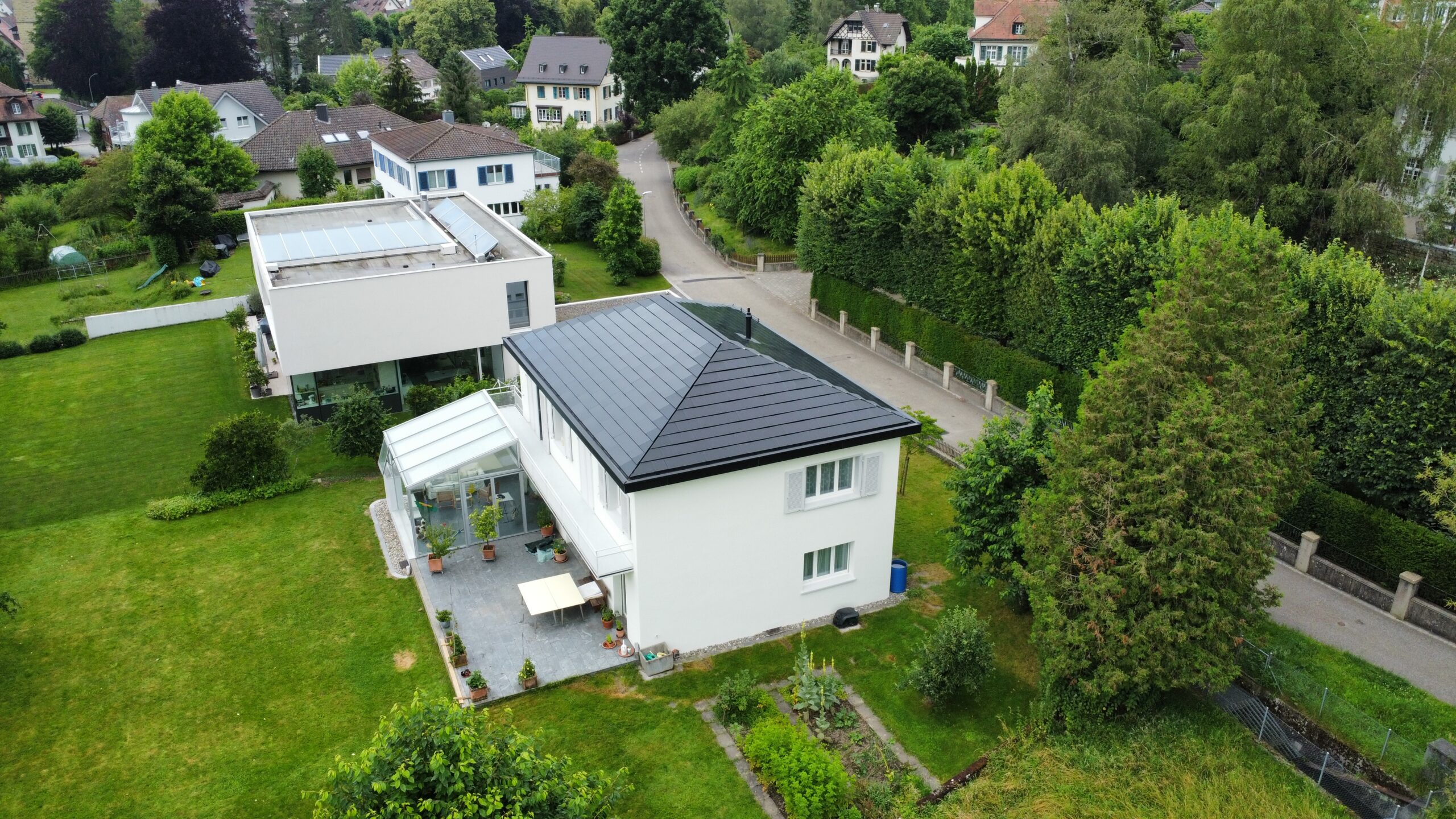 Walmdach Photovoltaik Indachanlage