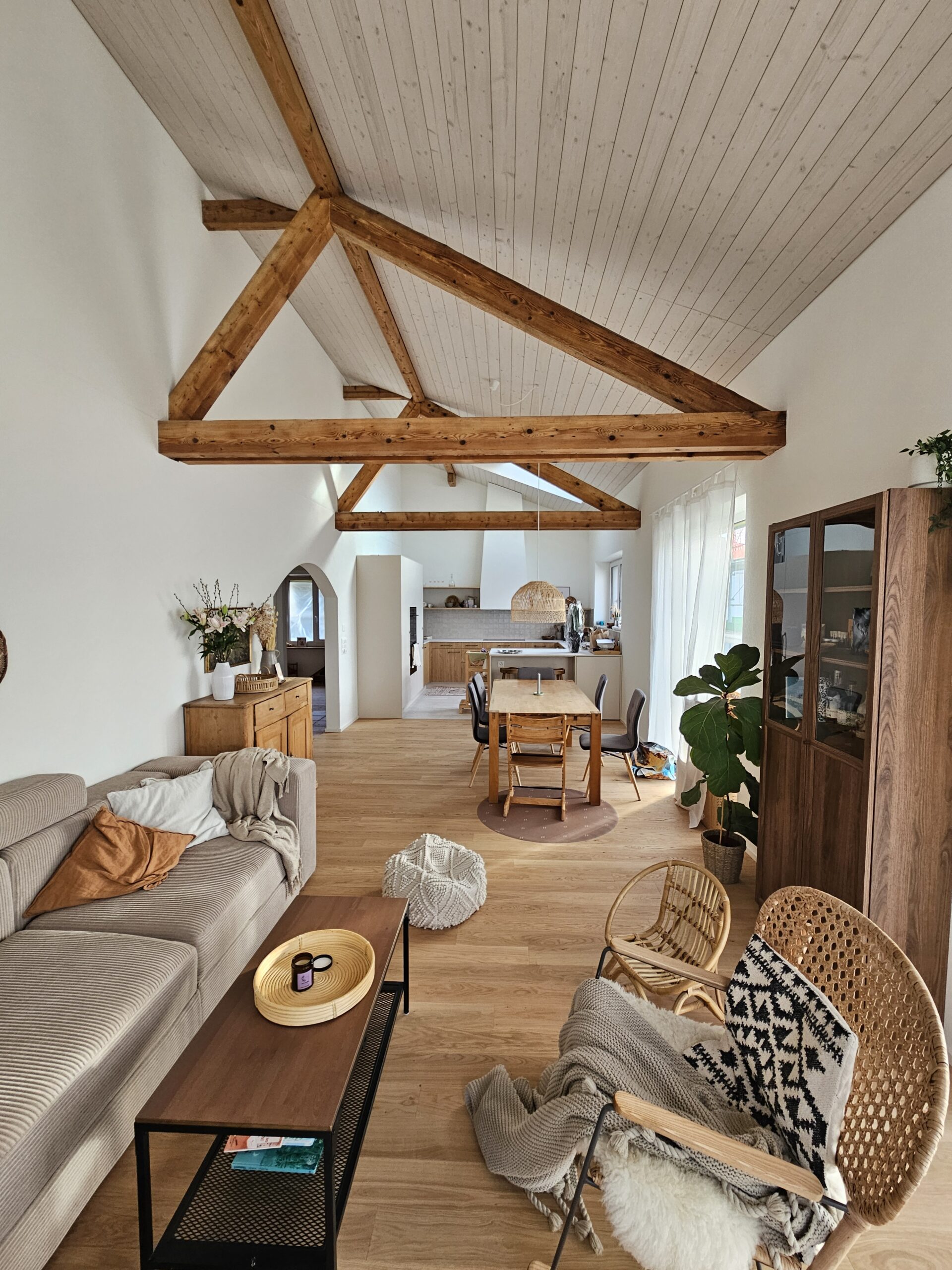 Wohnzimmer und Küche