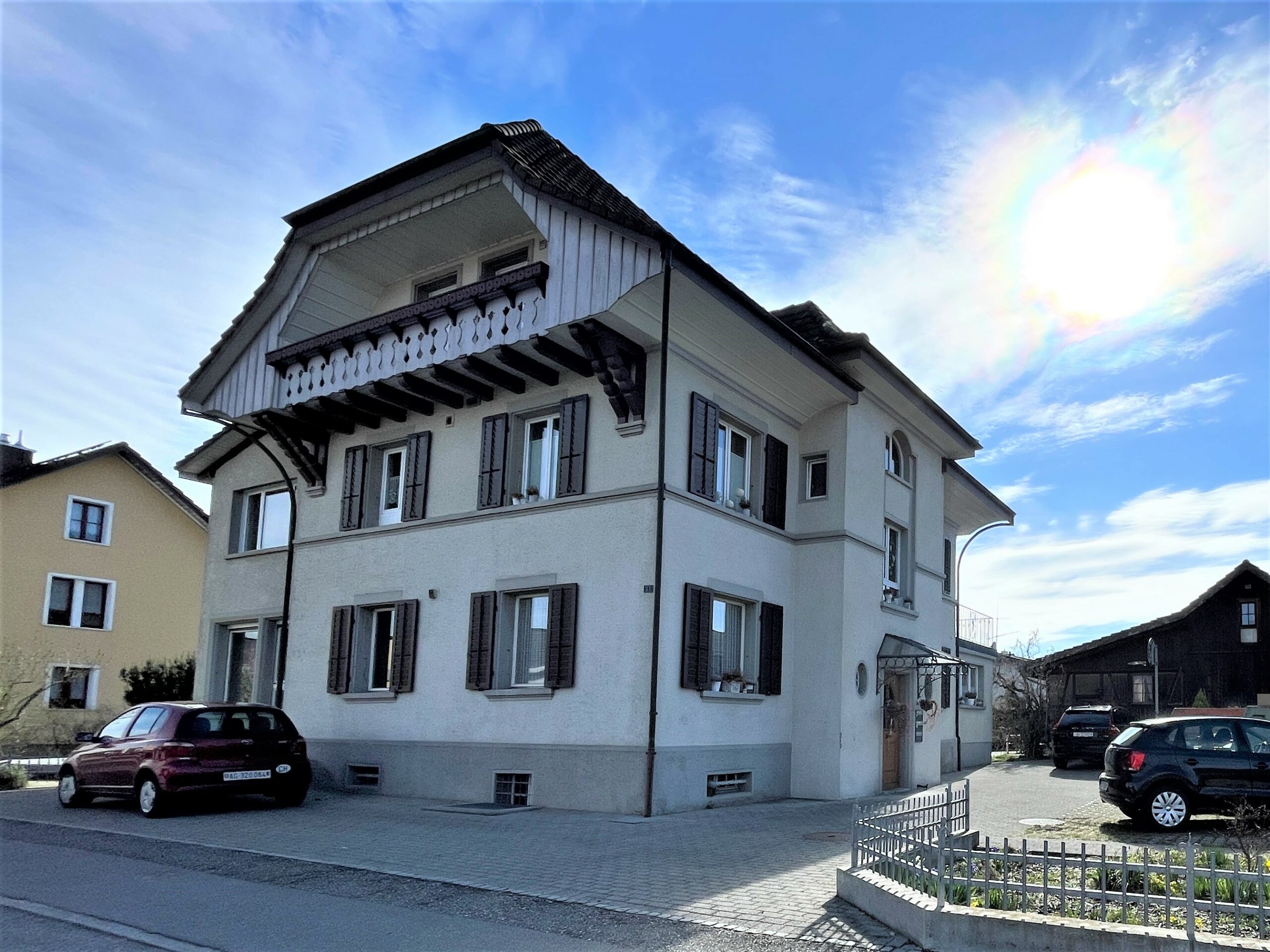 vor Baubeginn Nordost Ansicht